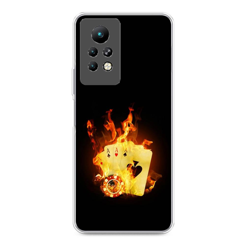 

Чехол Awog на Infinix Note 11 Pro "Горящие карты", Разноцветный, 3100550-9