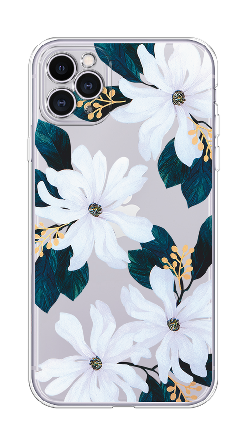 

Чехол на Apple iPhone 11 Pro Max "Delilah Flower", Зеленый;белый, 12250-1