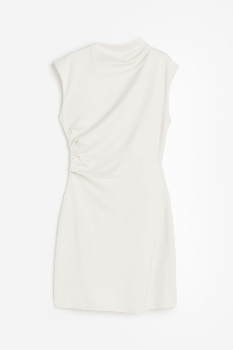 

Платье женское H&M 1222954 белое XS, Белый, 1222954