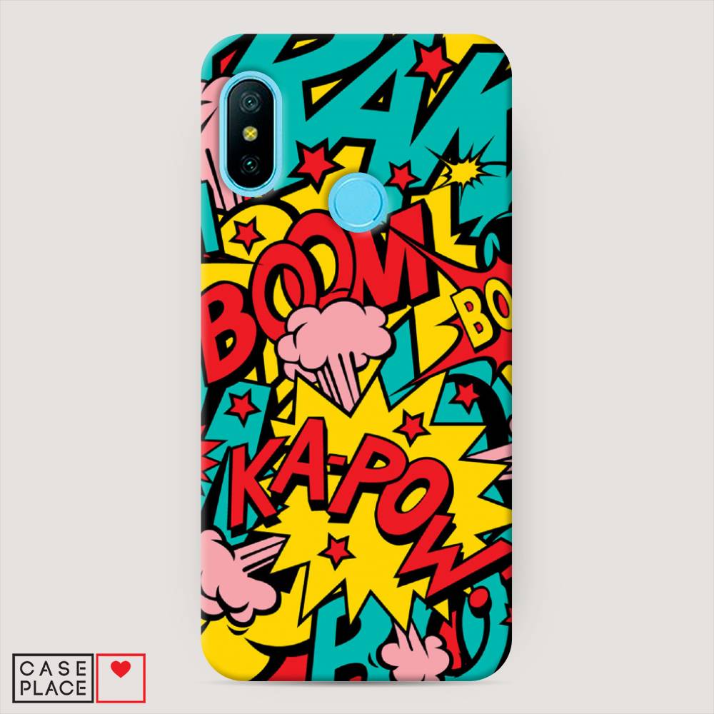 фото Пластиковый чехол "постер pop art" на xiaomi redmi 6 pro awog