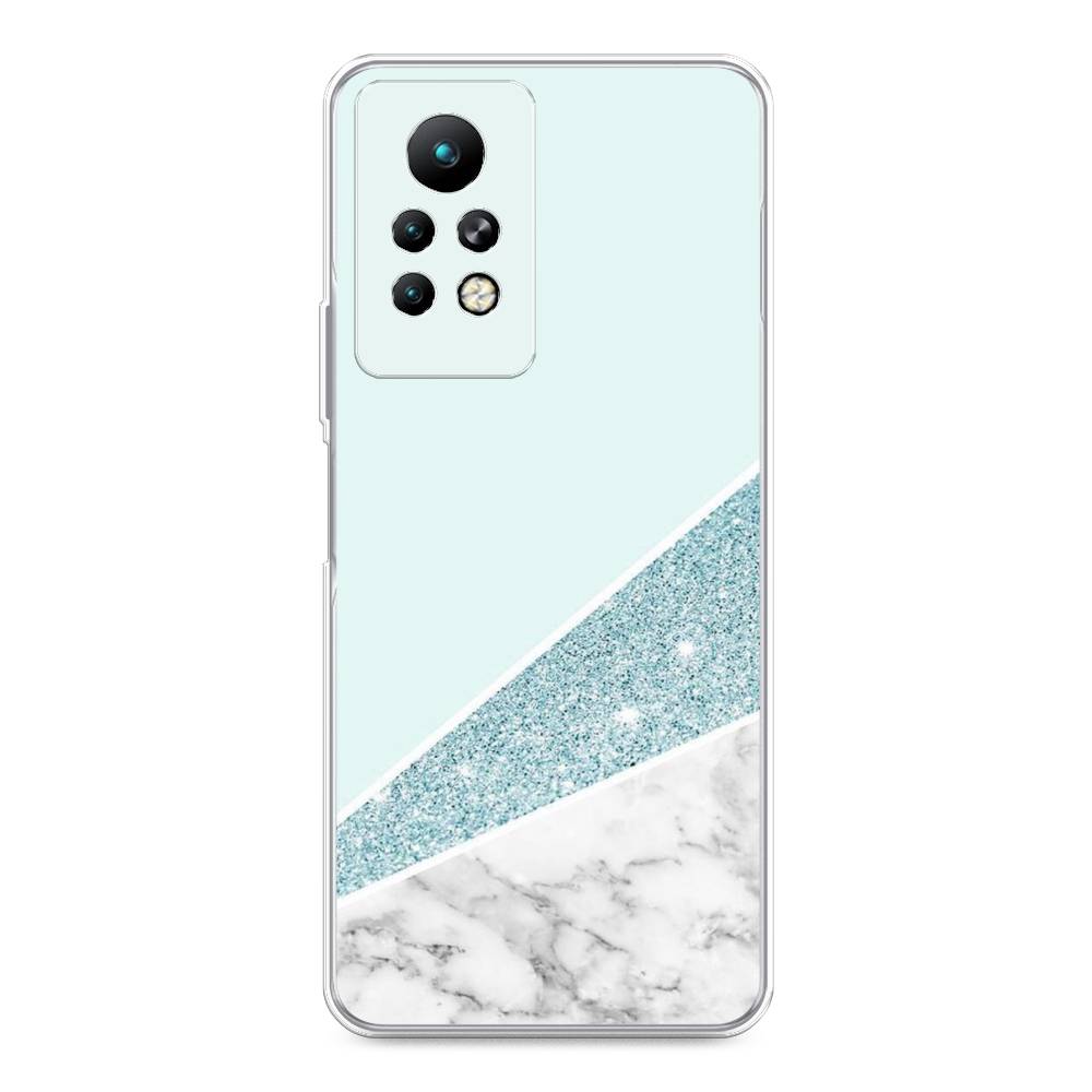 

Чехол Awog на Infinix Note 11 Pro "Мрамор с голубыми блестками", Разноцветный, 3100550-3