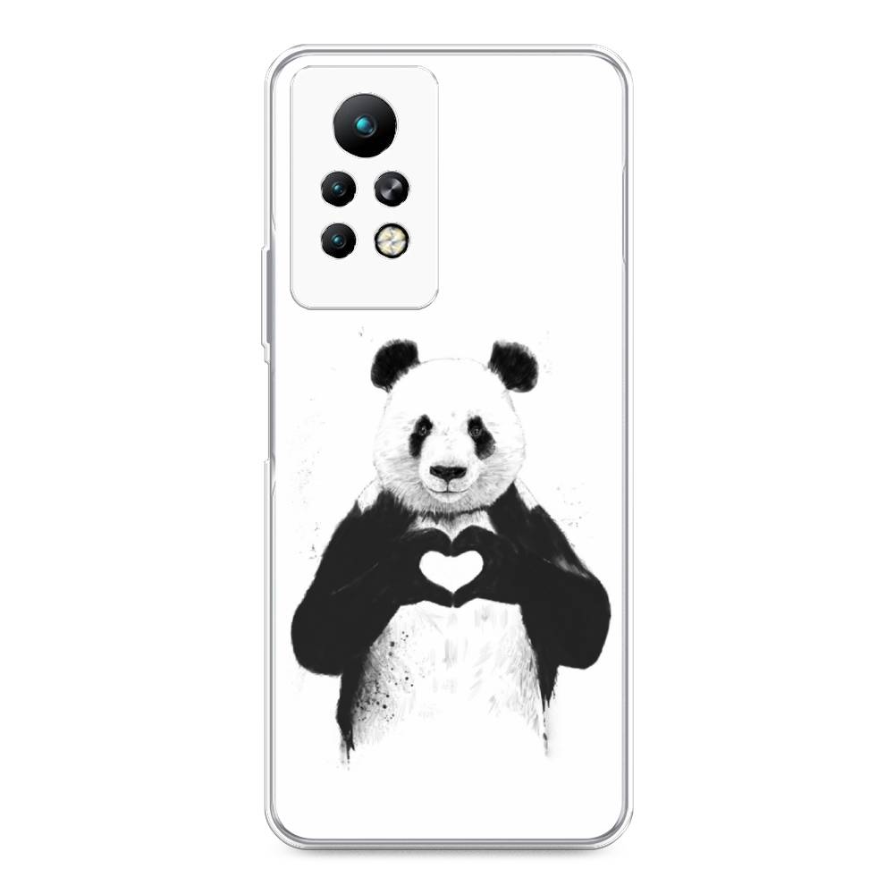 

Чехол Awog на Infinix Note 11 Pro "Панда love", Разноцветный, 3100550-10
