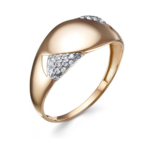 

Кольцо из красного золота с фианитом р. 17,5 Гранат 1.10.11.0831.00-3937, 1.10.11.0831.00-3937