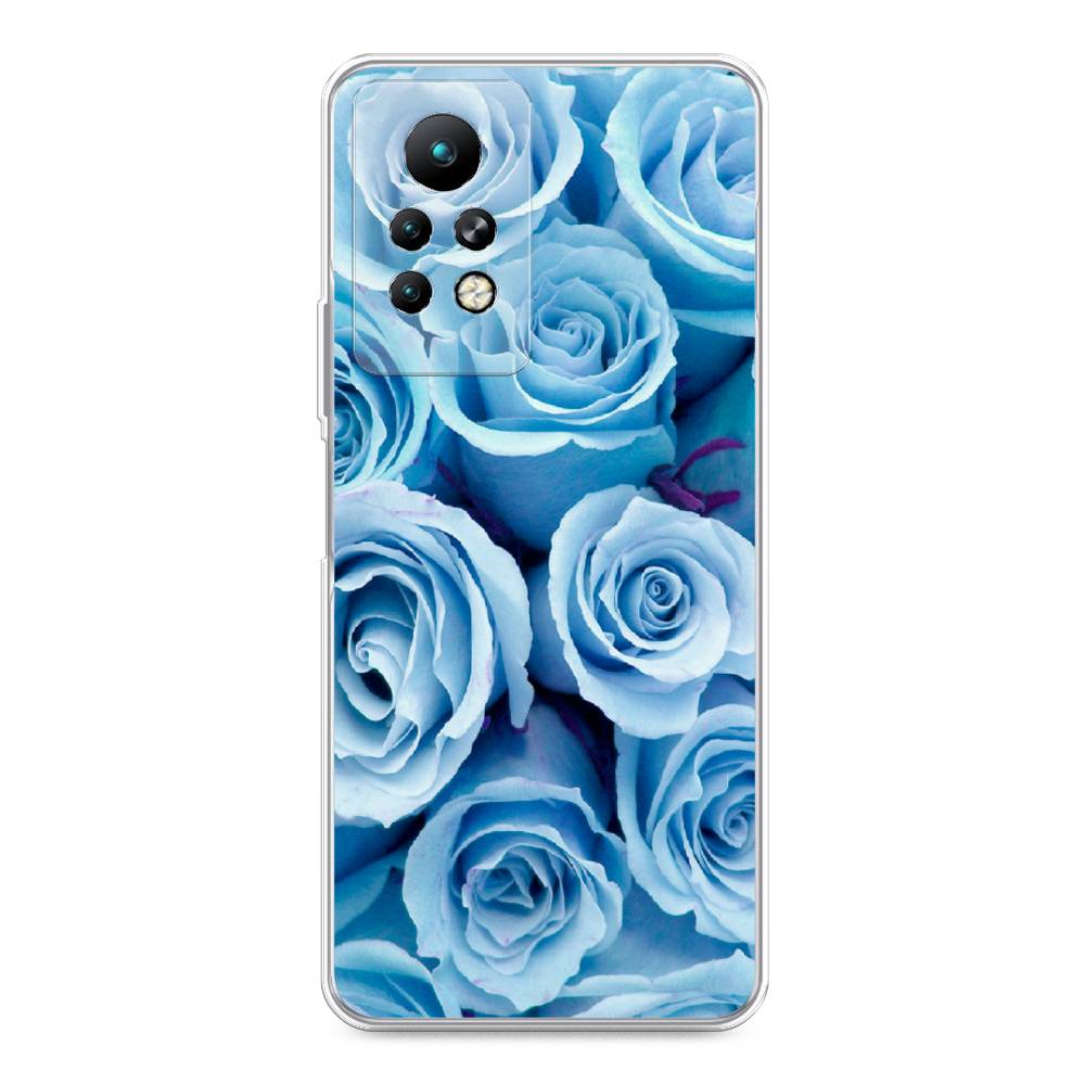 

Чехол Awog на Infinix Note 11 Pro "Лазурные розы", Разноцветный, 3100550-8