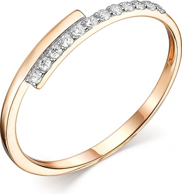 

Кольцо из красного золота с фианитом р. 18 Гранат 1.10.11.0831.00-3679, 1.10.11.0831.00-3679