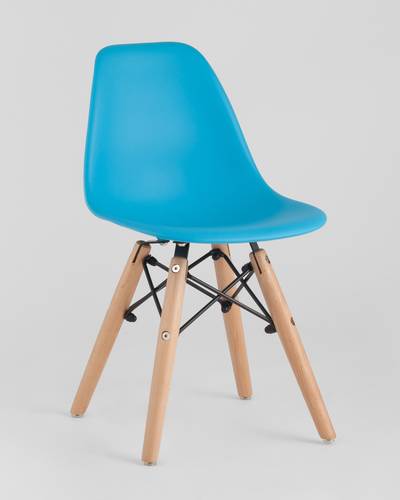 фото Стул dsw детский голубой stool group