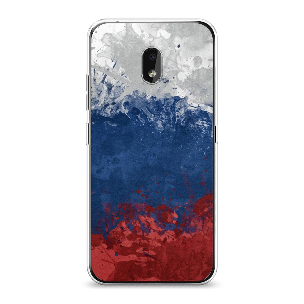 

Чехол Awog на Nokia 2.2 / Нокиа 2.2 "Флаг России неровный", 122950-5