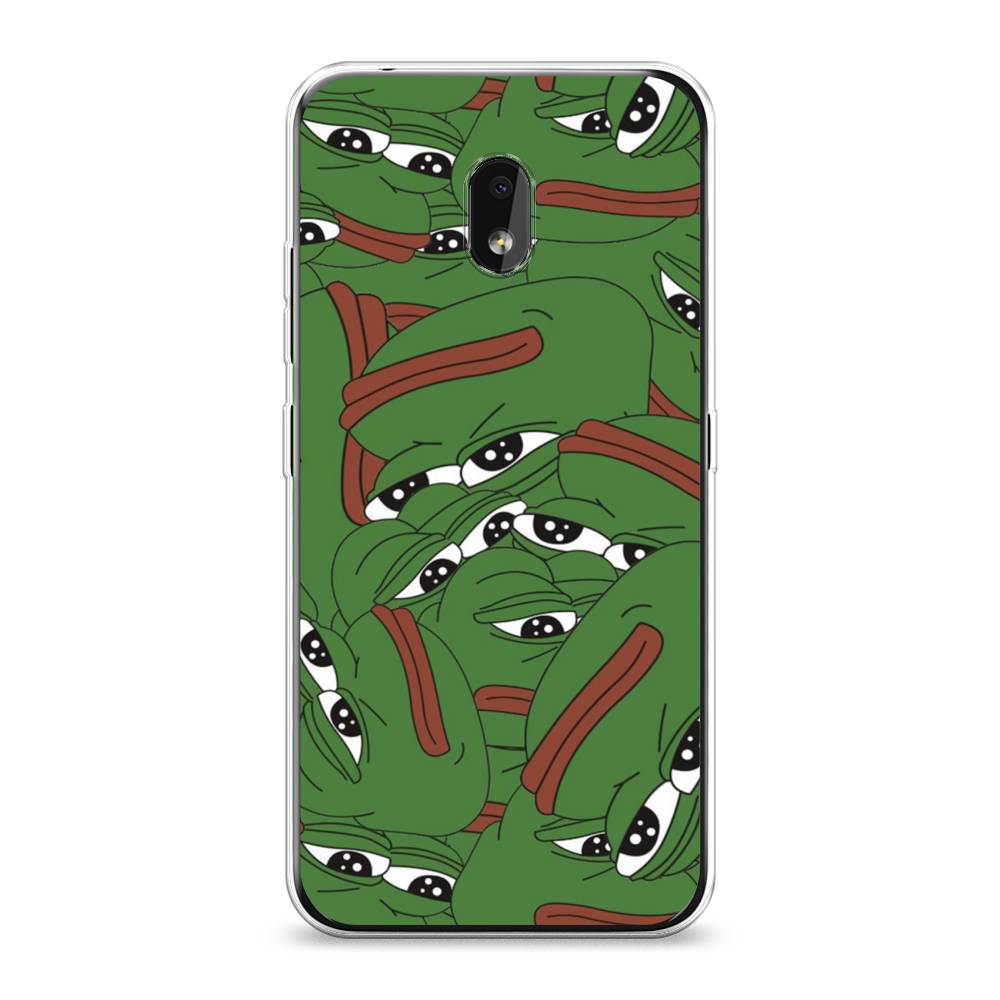 

Чехол Awog на Nokia 2.2 / Нокиа 2.2 "Печальный frog", 122950-9