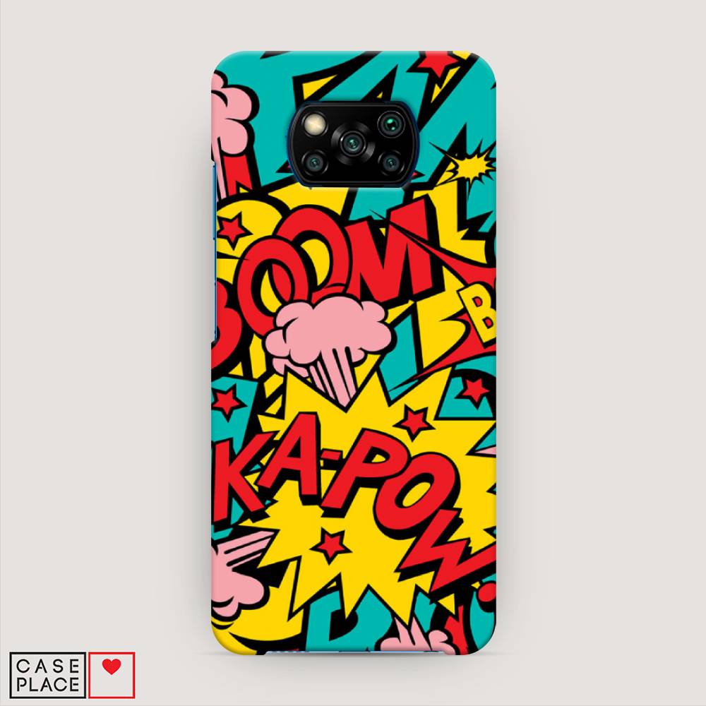

Пластиковый чехол "Постер pop art" на Xiaomi Poco X3 NFC, 39220-7