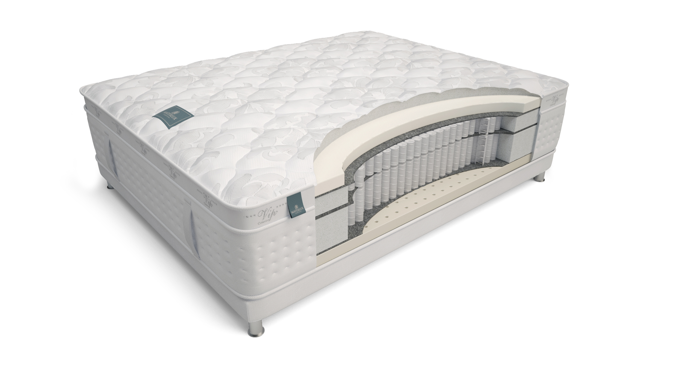 

Матрас Materlux Impero Double 160х200, Белый, Impero Double