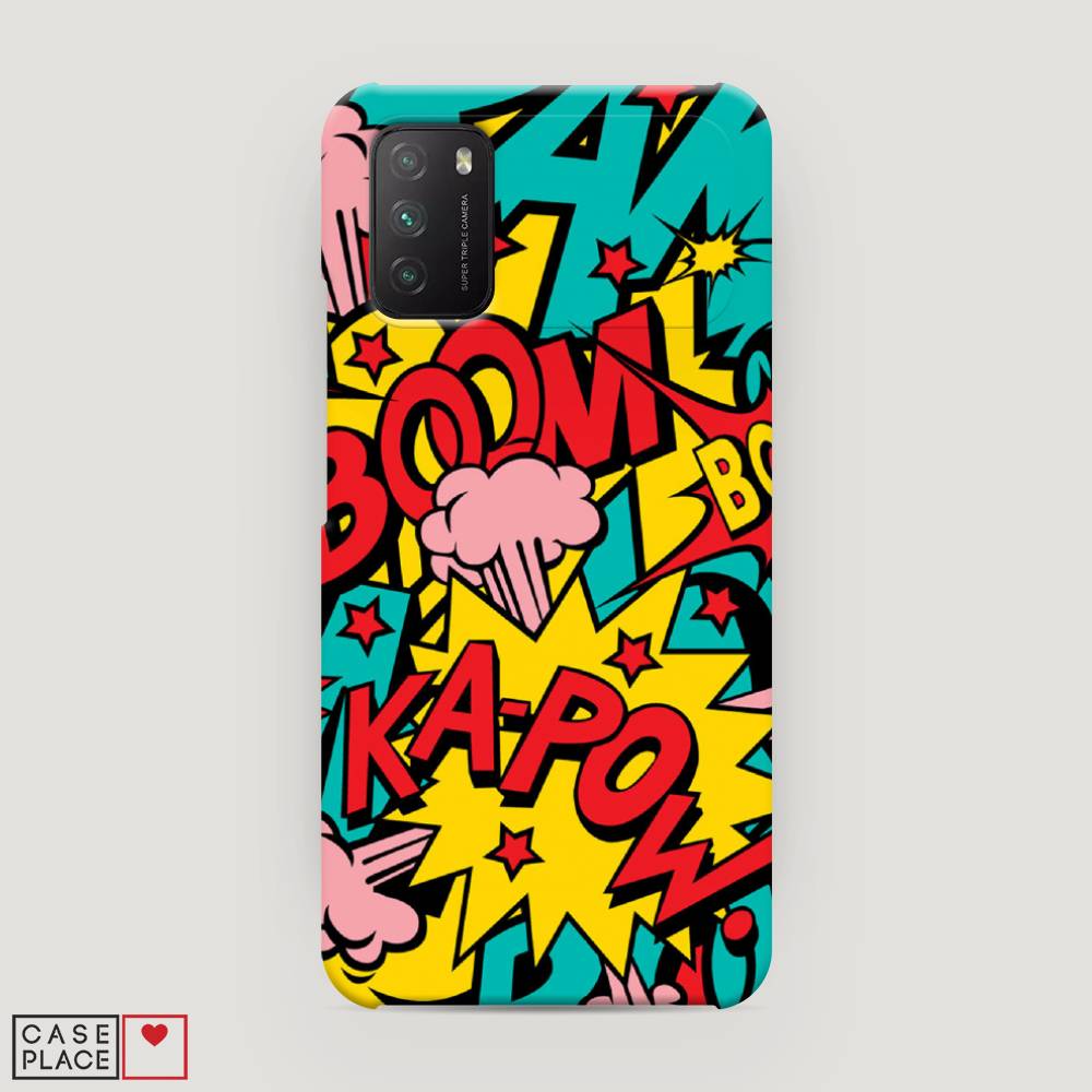 

Пластиковый чехол "Постер pop art" на Xiaomi Poco M3, 39520-7