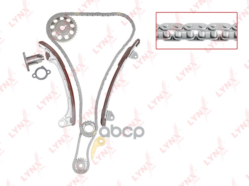 

Комплект цепи ГРМ TOYOTA Avensis II/Camry 01-06/Previa 00-> 2,0/2,4L LYNXauto TK-0059