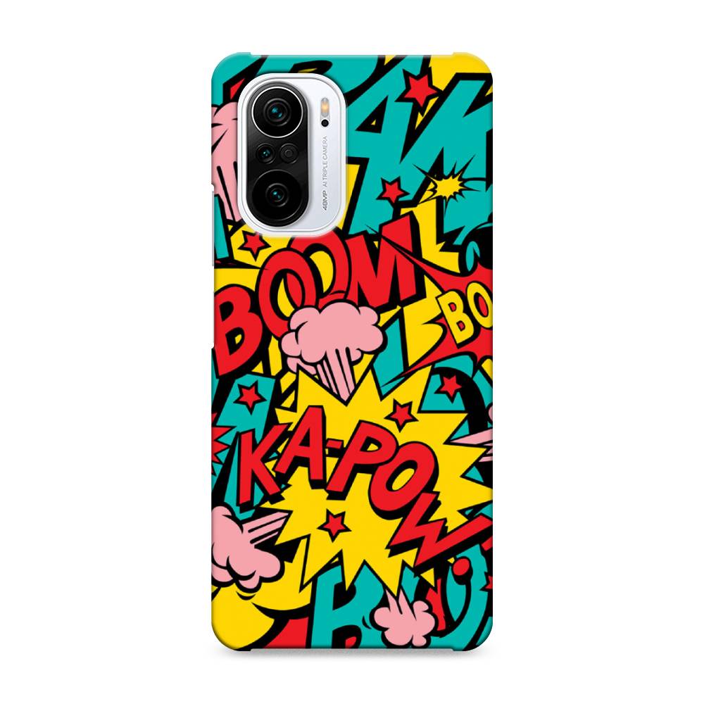 

Пластиковый чехол "Постер pop art" на Xiaomi Poco F3, 310120-7