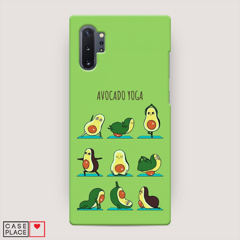 

Пластиковый чехол "Авокадо йога" на Samsung Galaxy Note 10 +, 28520-7