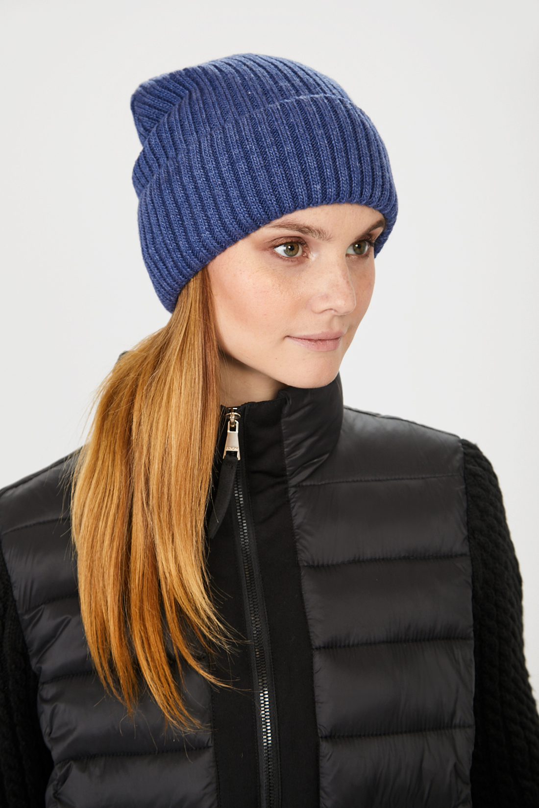 

Шапка женская Baon B341541 baltic blue, р, Синий, B341541