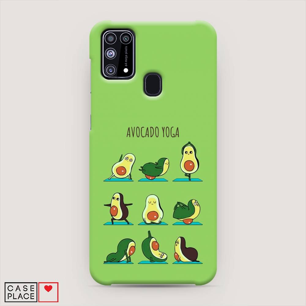 

Пластиковый чехол "Авокадо йога" на Samsung Galaxy M31, 2100720-7