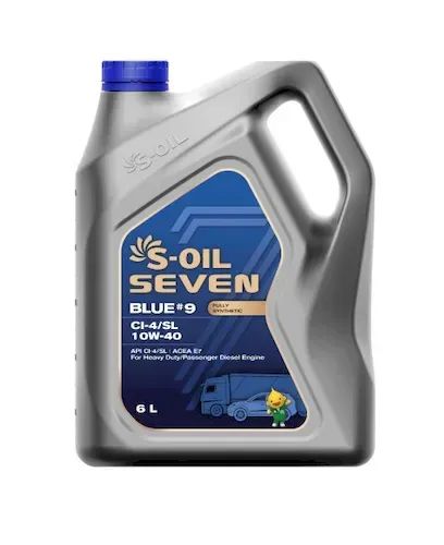 S-Oil S-Oil 7 Blue#9 Ci-4/Sl 10W-40 6Л. Синтетика S-OIL E107849