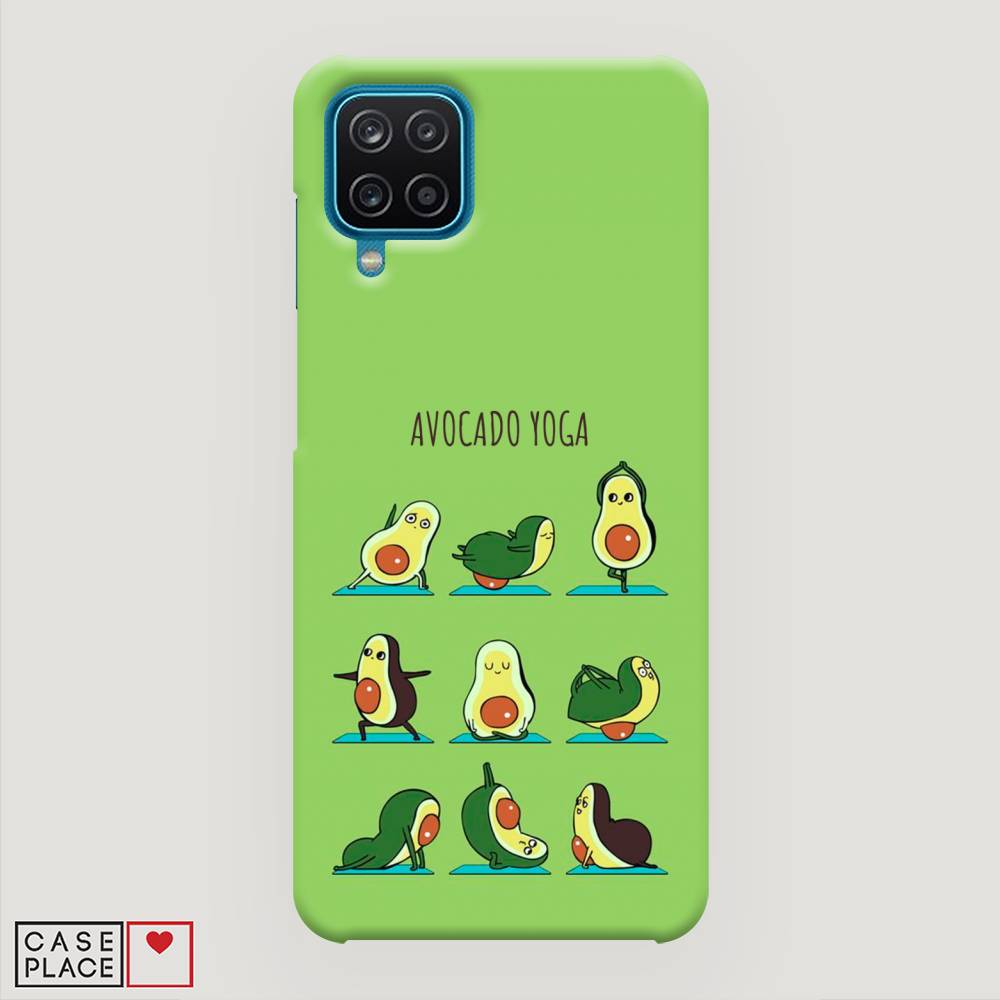 

Пластиковый чехол "Авокадо йога" на Samsung Galaxy M12, 2102620-7