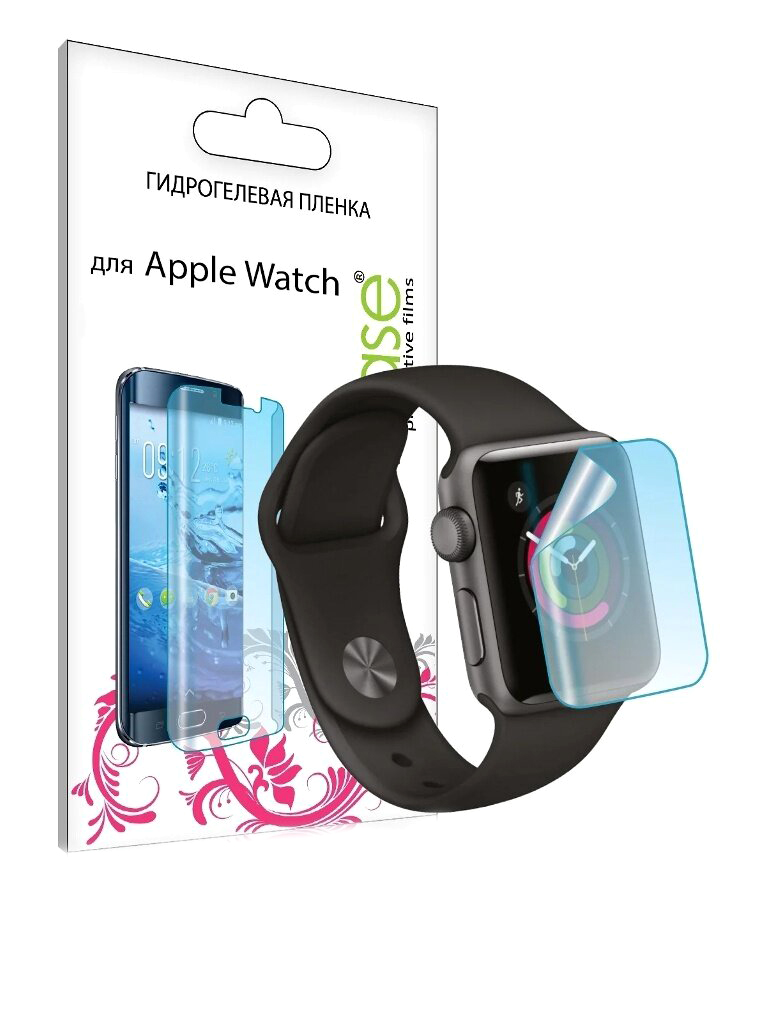 фото Гидрогелевая пленка luxcase для apple watch 42mm 0.14mm front 2шт matte 86345