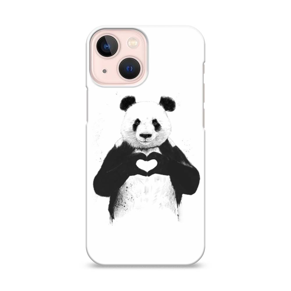 

Пластиковый чехол "Панда love" на Apple iPhone 13 mini, 14120-7