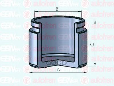 Поршень суппорта передн. (60mmx48mm)