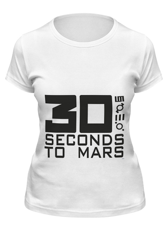 

Футболка женская Printio 30 seconds to mars белая 2XL, Белый, 30 seconds to mars