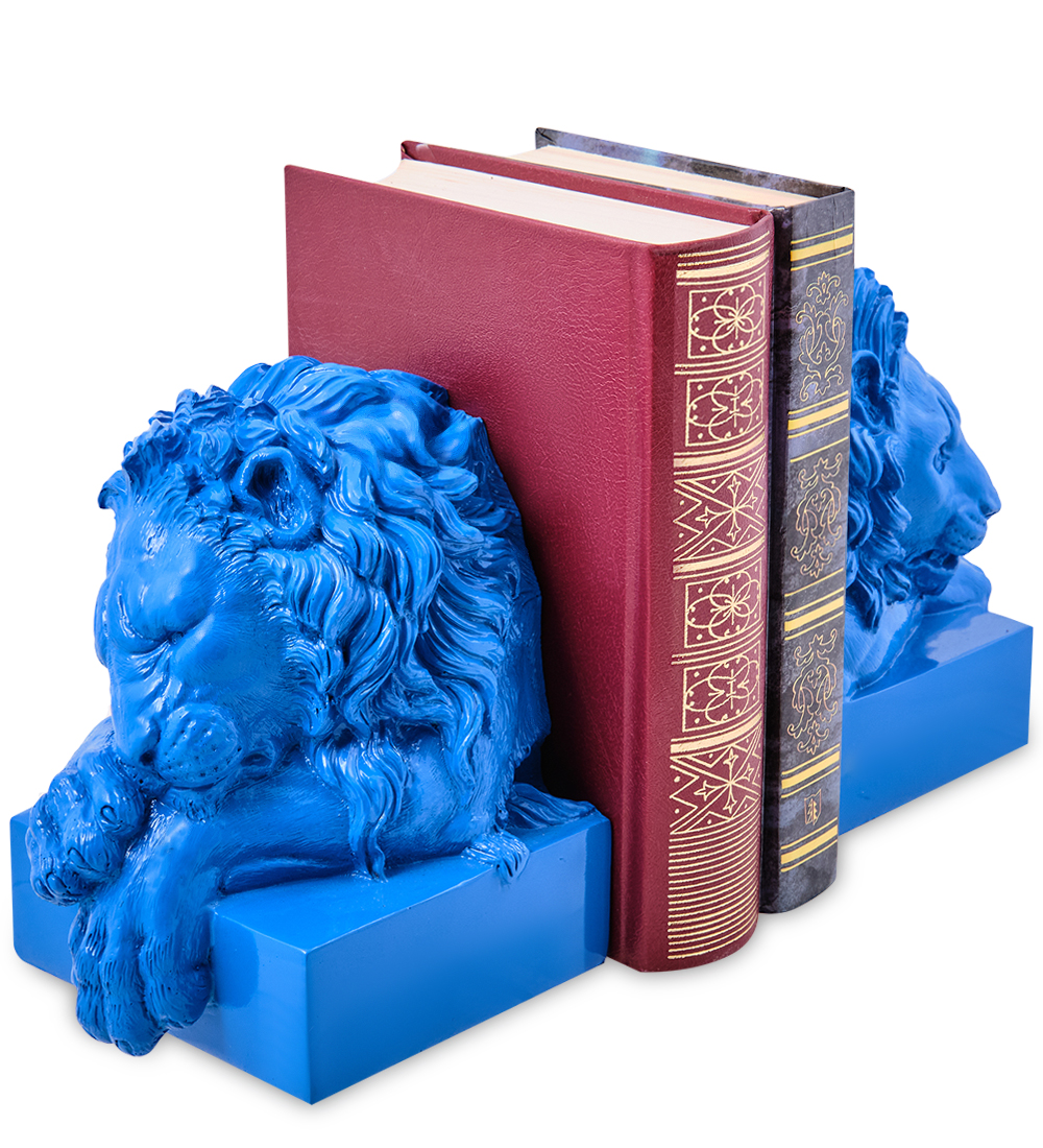

Статуэтка-держатель книг Art East Львы BMB-56, Синий, BMB-56