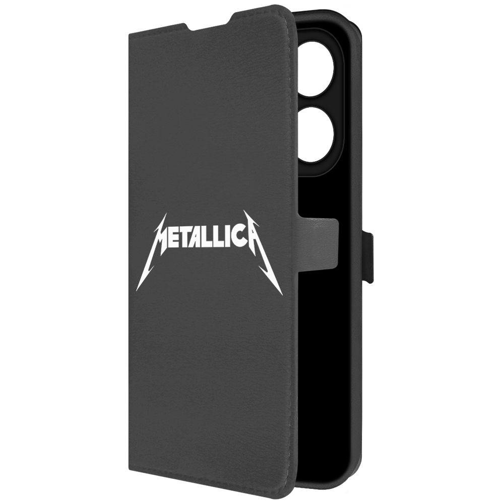 

Чехол-книжка Krutoff Eco Book для Tecno Spark 20 Pro Metallica черный