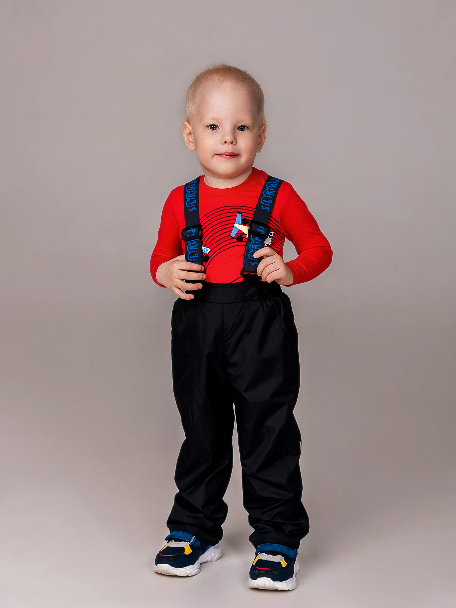 Брюки детские Sibirikids S182В 23, черный, 86