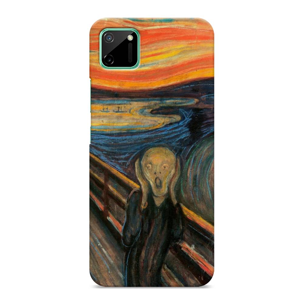 

Пластиковый чехол "Крик" на Realme C11, 253820-7
