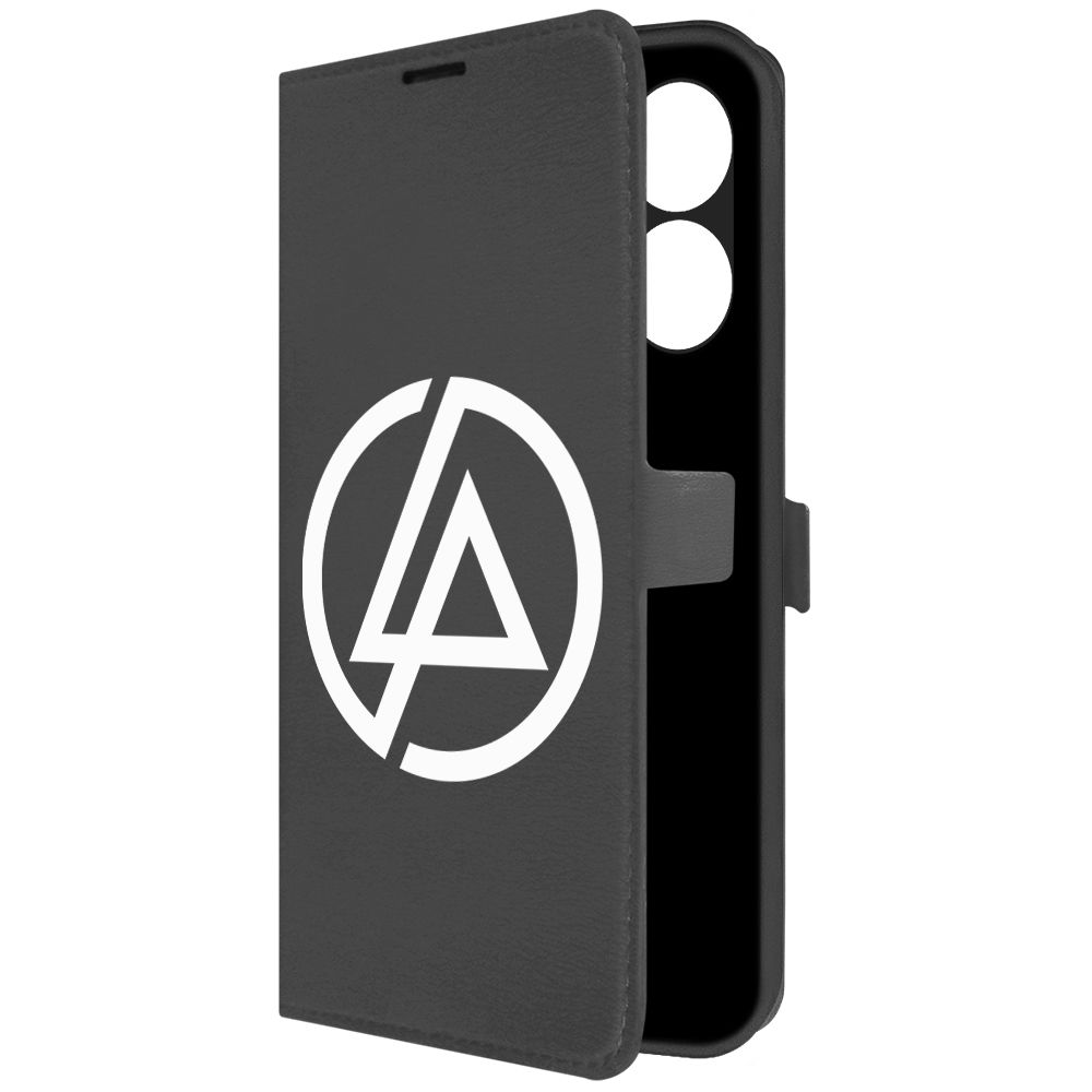 

Чехол-книжка Krutoff Eco Book для Tecno Spark 10C Linkin Park черный
