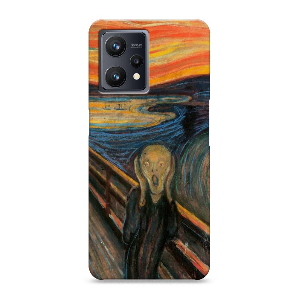

Пластиковый чехол "Крик" на Realme 9, 257220-7
