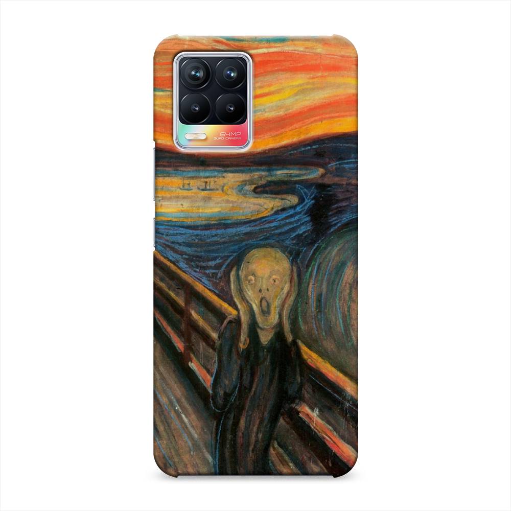 

Пластиковый чехол "Крик" на Realme 8, 255420-7