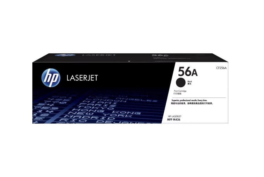 

Тонер-картридж для лазерного принтера HP 56A (CF256AH) черный, оригинальный, 56A
