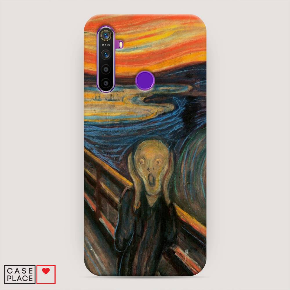 

Пластиковый чехол "Крик" на Realme 5, 251520-7