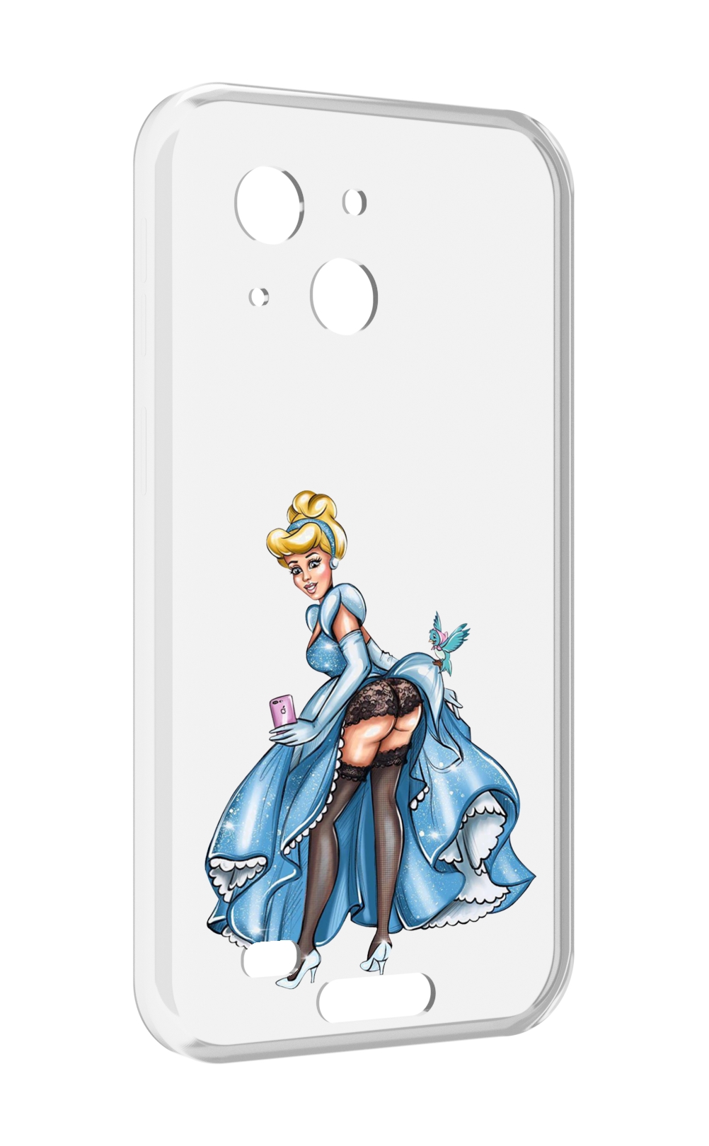 

Чехол MyPads девушка-в-платье-красивая женский для Oukitel WP20 / WP20 Pro, Прозрачный, Tocco