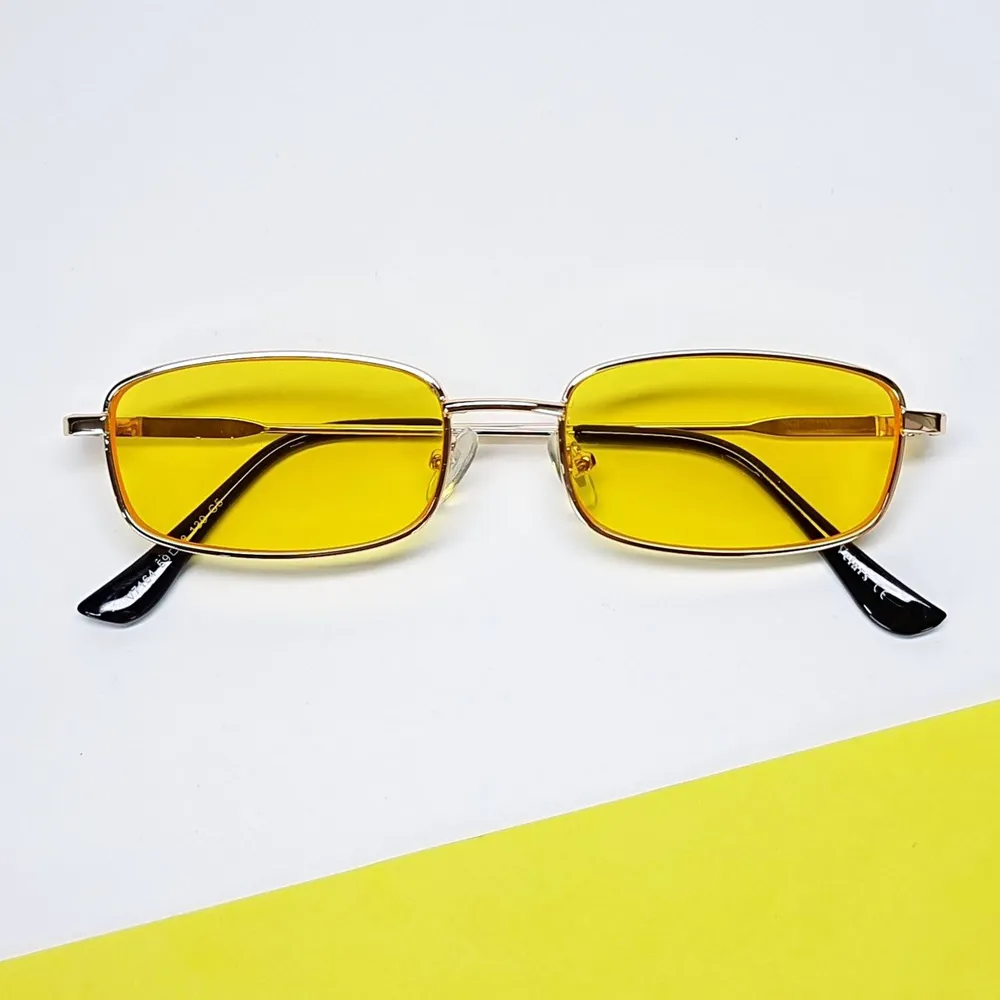Солнцезащитные очки женские NoBrand MX4 золотистые