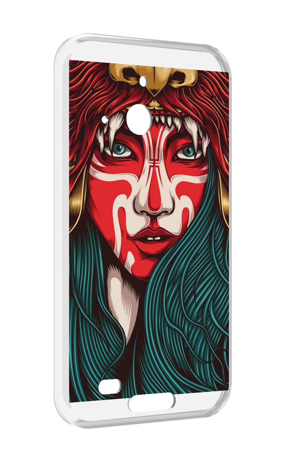 

Чехол MyPads девушка-в-маскировке для Oukitel WP20 / WP20 Pro, Прозрачный, Tocco