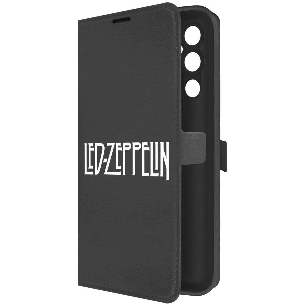 

Чехол-книжка Krutoff Eco Book для Tecno Pova 4 Led Zeppelin черный