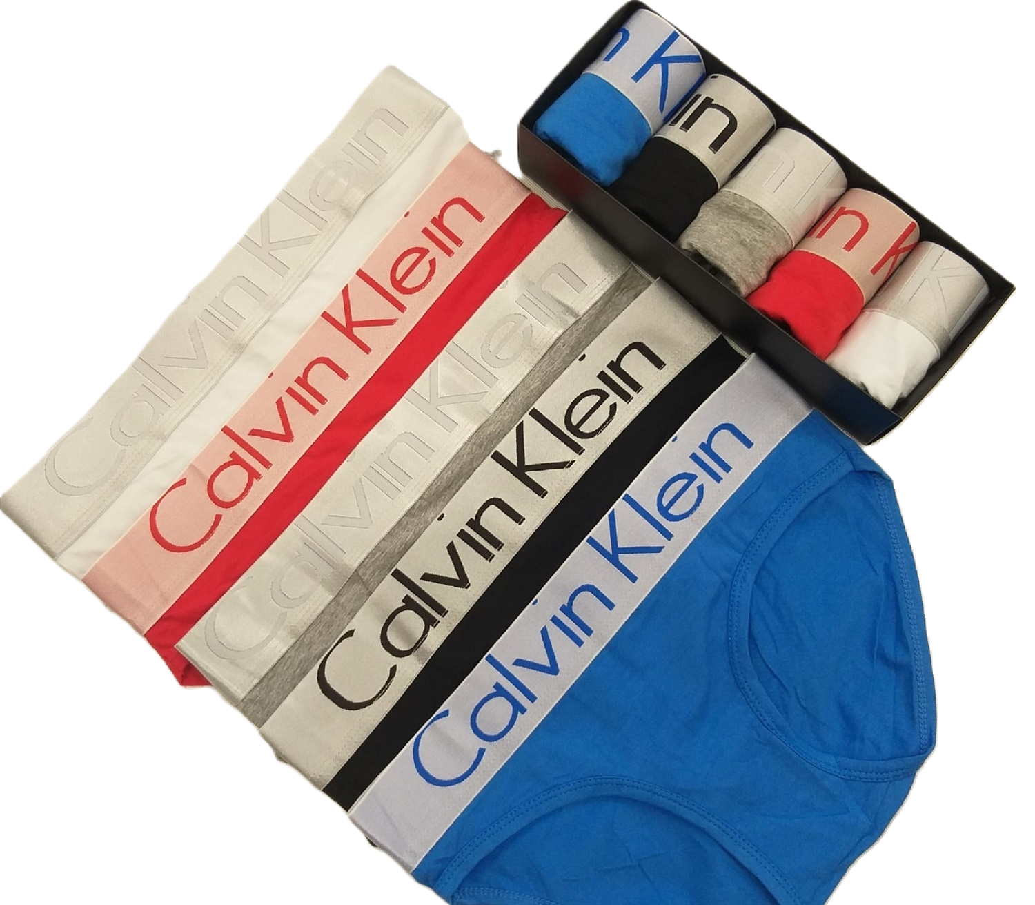 Комплект трусов женских Calvin Klein СЛ02CK в ассортименте S, 5 шт.