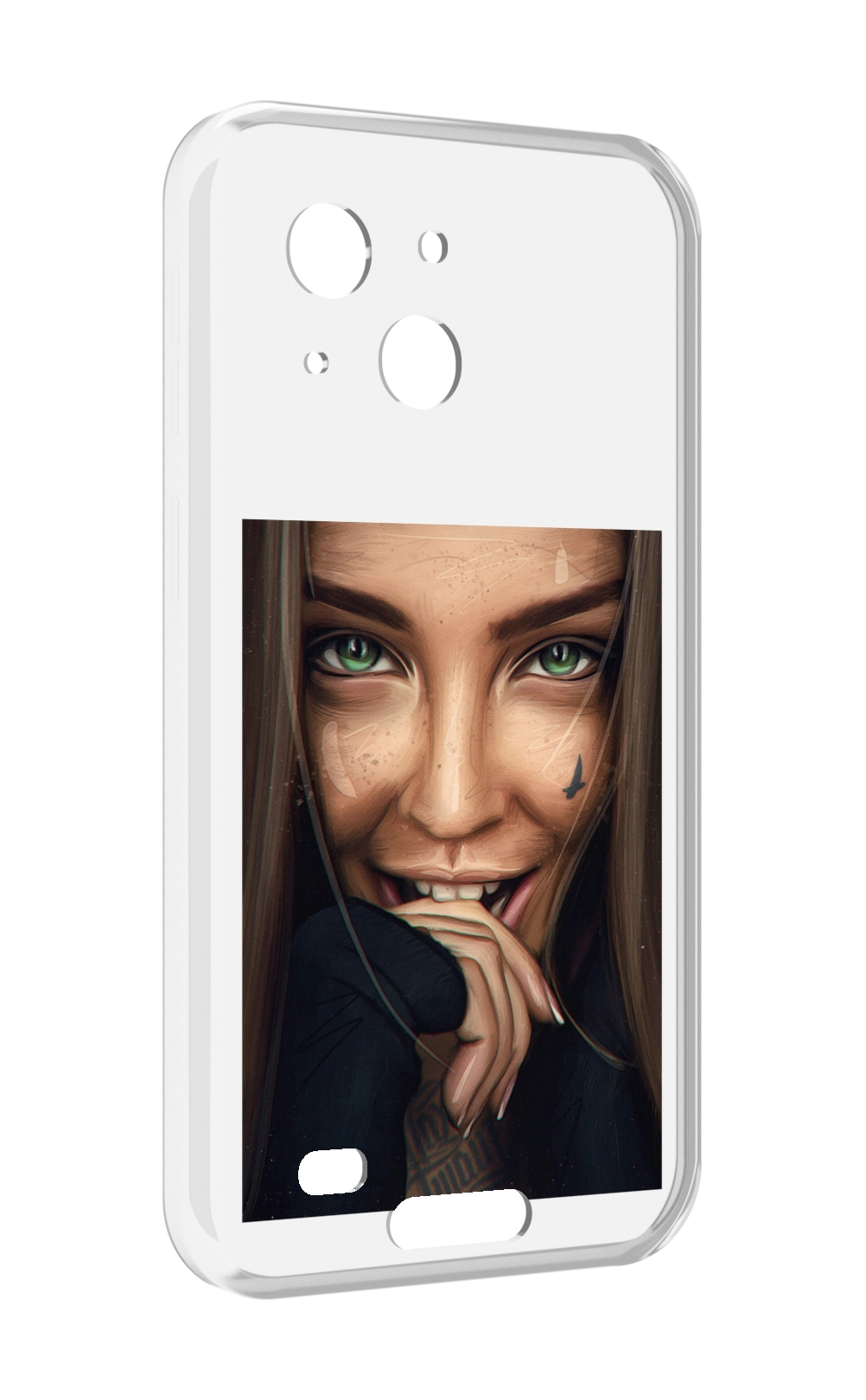 

Чехол MyPads девушка улыбается женский для Oukitel WP20 / WP20 Pro, Прозрачный, Tocco