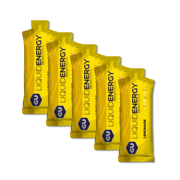 

GU Liquid изотонический гель для бега без кофеина Лимонад, 5 шт.