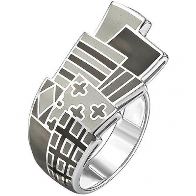 

Кольцо из серебра с эмалью р. 17,5 Kabarovsky 11-145-0001, 11-145-0001