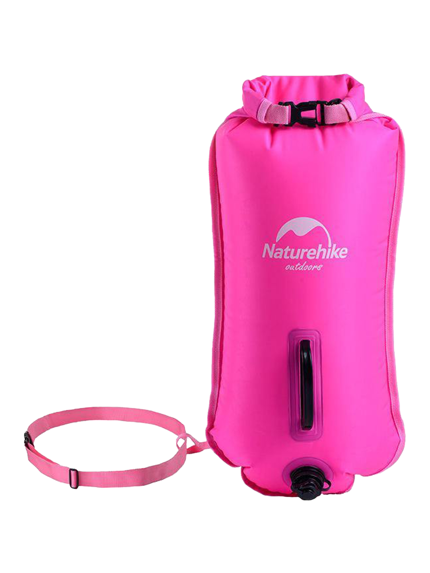 Гермомешок Naturehike 28L Inflatable Waterproof Bag Rose Red