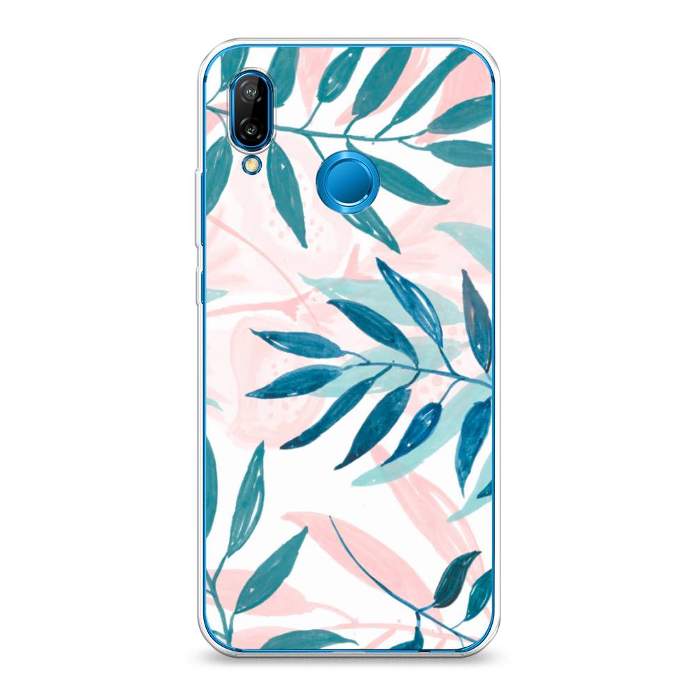 

Чехол Awog на Huawei Nova 3E "Акварельные веточки", Синий;зеленый;розовый, 65650-7