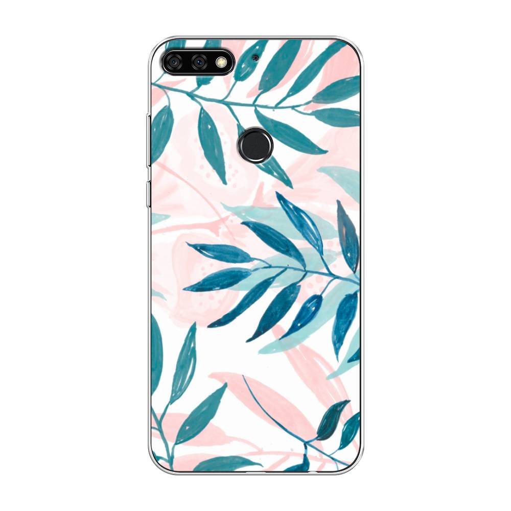 

Чехол Awog на Huawei Nova 2 Lite "Акварельные веточки", Синий;зеленый;розовый, 64650-7