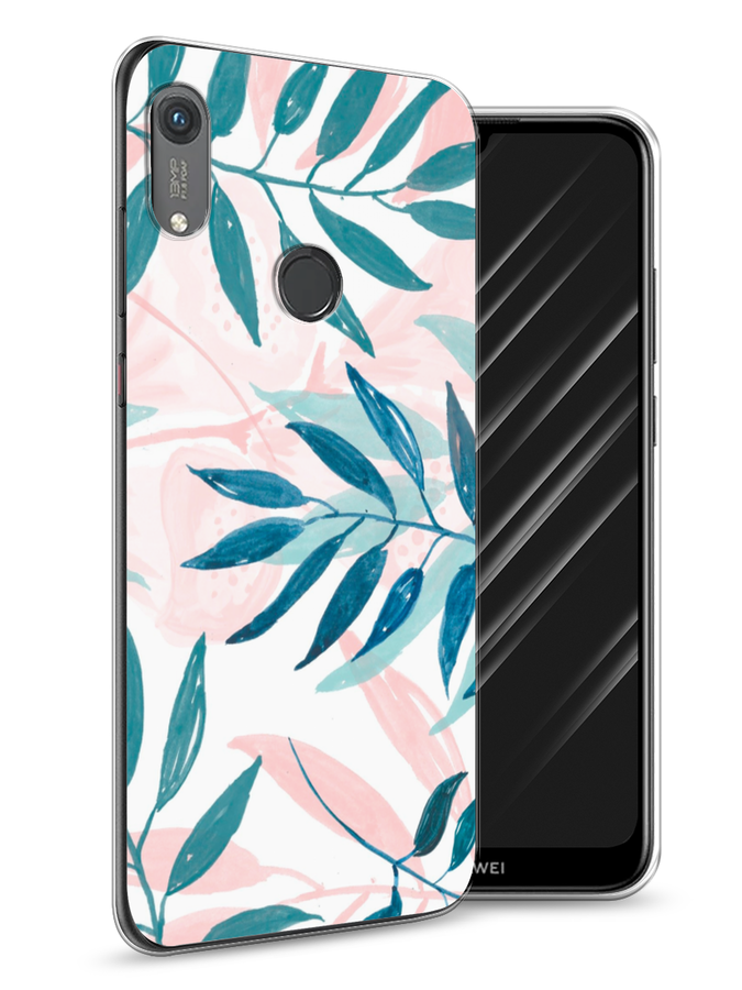 

Чехол Awog на Honor 8A (8A Pro/Prime) "Акварельные веточки", Синий;зеленый;розовый, 68750-7