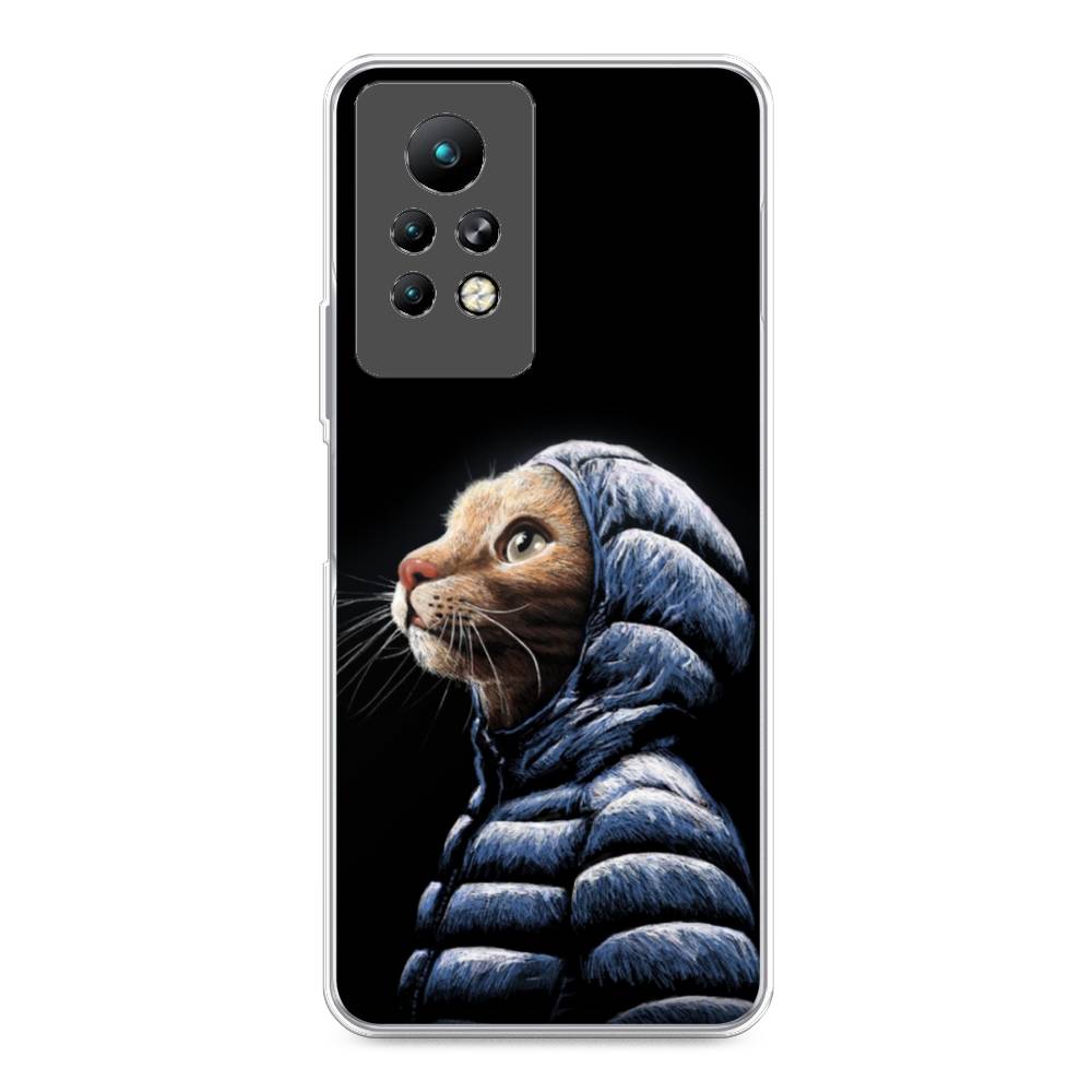 

Чехол Awog на Infinix Note 11 Pro "Кот в капюшоне", Разноцветный, 3100550-2