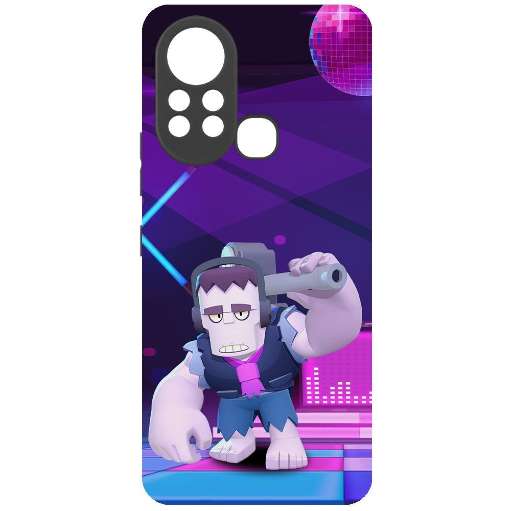 

Чехол-накладка Krutoff Софт Кейс Brawl Stars - Фрэнк для INFINIX Hot 11S черный