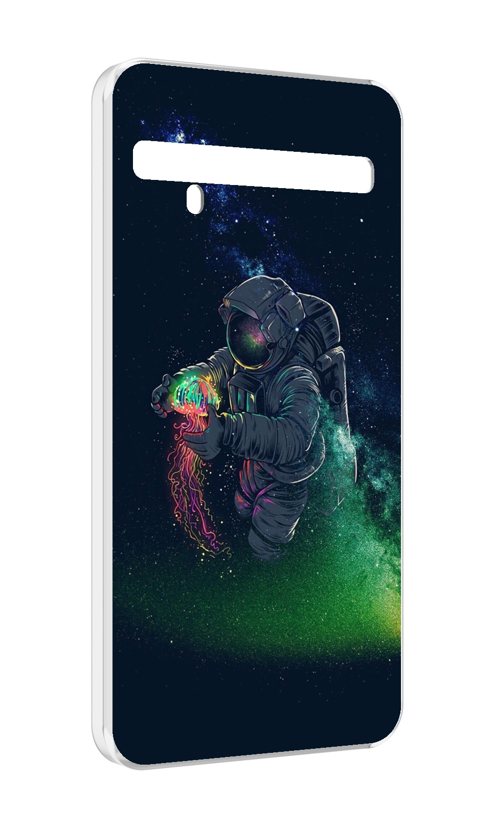 

Чехол MyPads космонавт-с-оружием-арты для TCL 10 Pro / TCL 10 + Plus, Прозрачный, Tocco